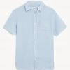 JAEGER Casual Shirts Luxury Pure Linen Short Sleeve Shirt -Popular Znas Store SD 10 T62 1215C E1 X EC 90