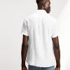 JAEGER Casual Shirts Luxury Pure Linen Short Sleeve Shirt -Popular Znas Store SD 10 T62 1215C Z0 X EC 3