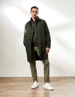 JAEGER Men's Coats & Jackets Reversible Lightweight Trench Coat