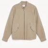 JAEGER Men's Coats & Jackets Linen And Cotton Harrington Jacket -Popular Znas Store SD 10 T62 1410C SS X EC 90