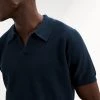 JAEGER Men's Knitted Polo Shirts Cotton With Cashmere Knitted Polo Shirt -Popular Znas Store SD 10 T62 1504C QQ X EC 2
