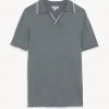 JAEGER Men's Knitted Polo Shirts Pure Cotton Tipped Knitted Polo Shirt 20 JAEGER Men's Knitted Polo Shirts Pure Cotton Tipped Knitted Polo Shirt -Popular Znas Store SD 10 T62 1516C UT X EC 90