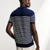 JAEGER Men's Knitted Polo Shirts Pure Cotton Striped Knitted Polo Shirt 12 JAEGER Men's Knitted Polo Shirts Pure Cotton Striped Knitted Polo Shirt -Popular Znas Store SD 10 T62 1517C FM X EC 3