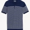 JAEGER Men's Knitted Polo Shirts Pure Cotton Striped Knitted Polo Shirt 9 JAEGER Men's Knitted Polo Shirts Pure Cotton Striped Knitted Polo Shirt -Popular Znas Store SD 10 T62 1517C FM X EC 90