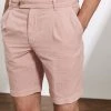 JAEGER Men's Shorts Linen And Cotton Single Pleat Shorts -Popular Znas Store SD 10 T62 2608C Q2 X EC 2