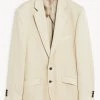 JAEGER Men's Coats & Jackets Tailored Fit Silk And Linen Jacket -Popular Znas Store SD 10 T62 2809C SS X EC 90