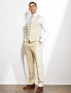 JAEGER Men's Coats & Jackets Silk And Linen Waistcoat