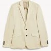 JAEGER Men's Coats & Jackets Slim Fit Silk And Linen Jacket -Popular Znas Store SD 10 T62 2821C SS X EC 90