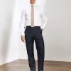 JAEGER Smart Trousers Slim Fit Silk And Linen Trousers -Popular Znas Store SD 10 T62 2822C F0 X EC 0