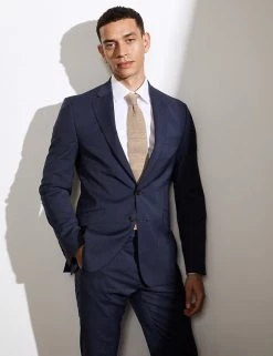 JAEGER Men's Coats & Jackets Slim Fit Pure Wool Bi-Stretch Jacket