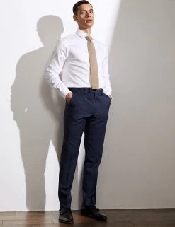 JAEGER Smart Trousers Slim Fit Pure Wool Bi-Stretch Trousers