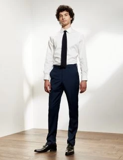JAEGER Smart Trousers Tailored Fit Pure Wool Twill Trousers