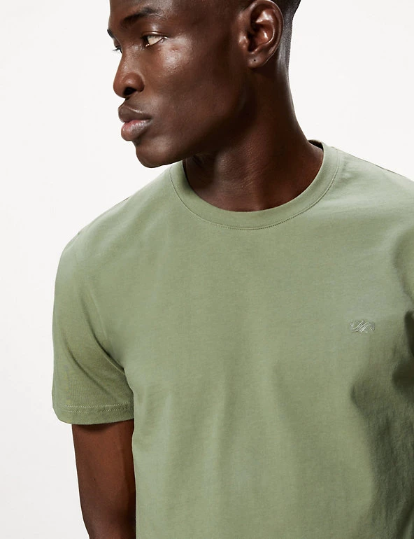 JAEGER Men's T-shirts Pure Cotton Crew Neck T-Shirt 42 JAEGER Men's T-shirts Pure Cotton Crew Neck T-Shirt - Image 40