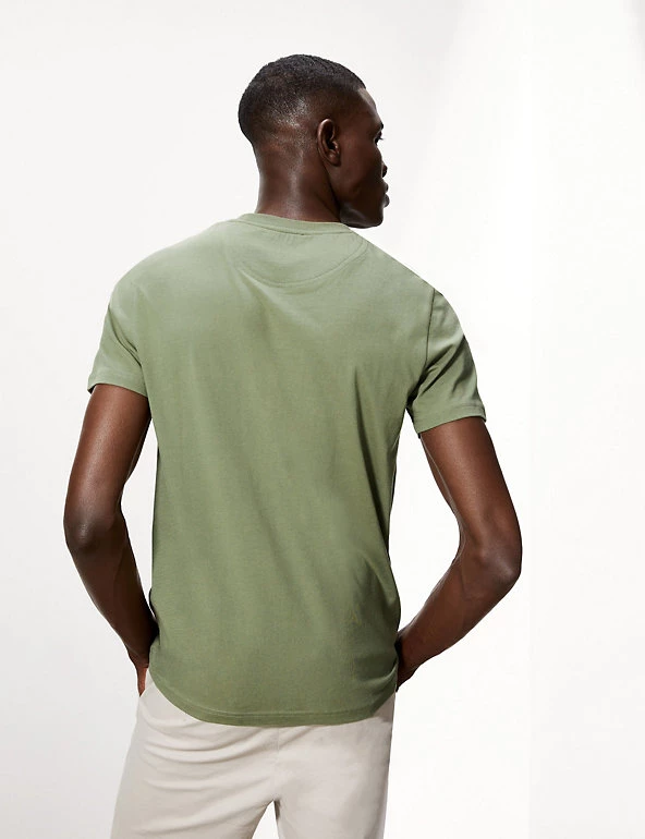 JAEGER Men's T-shirts Pure Cotton Crew Neck T-Shirt 43 JAEGER Men's T-shirts Pure Cotton Crew Neck T-Shirt - Image 41