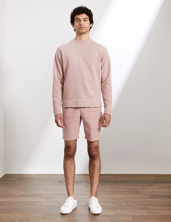 JAEGER Men's Jumpers Pure Cotton Jersey Loopback Sweater 9 JAEGER Men's Jumpers Pure Cotton Jersey Loopback Sweater - Image 7