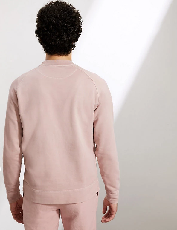 JAEGER Men's Jumpers Pure Cotton Jersey Loopback Sweater 13 JAEGER Men's Jumpers Pure Cotton Jersey Loopback Sweater - Image 11