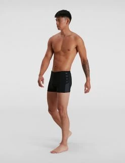 Speedo Men's Swimwear Boom Logo Splice Aquashorts